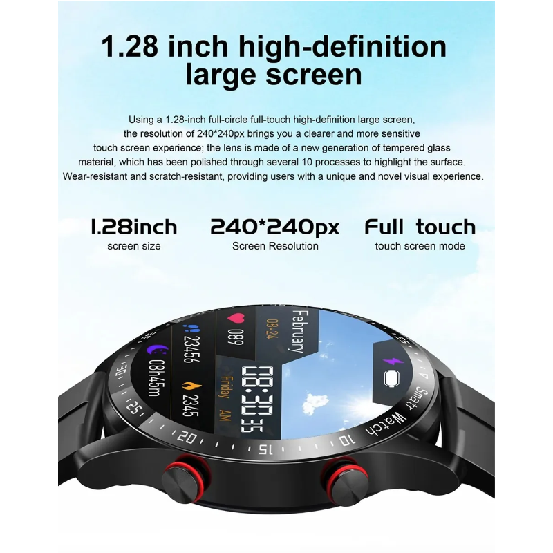 Inteligentné hodinky HW20 Srdce tep Krvný tlak Kyslík Spánok Šport ECG PPG Bluetooth volanie Android iOS