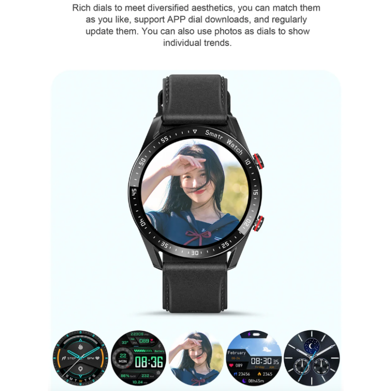 Inteligentné hodinky HW20 Srdce tep Krvný tlak Kyslík Spánok Šport ECG PPG Bluetooth volanie Android iOS