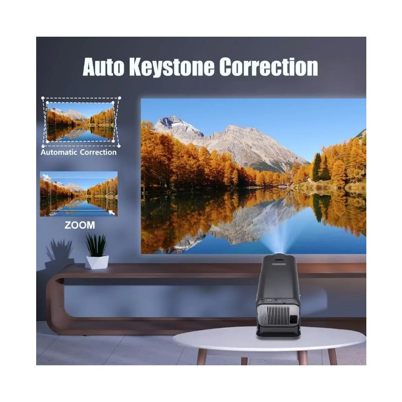 HY320 Android 11 projektor 4K 1080P 390 ANSI lúmenov pre živé zobrazenie a domácu zábavu Dual Wifi6 BT5.0