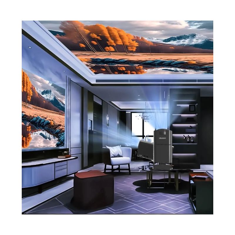 HY320 Android 11 projektor 4K 1080P 390 ANSI lúmenov pre živé zobrazenie a domácu zábavu Dual Wifi6 BT5.0