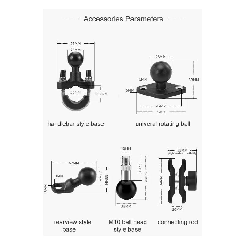 ROCKBROS držiak telefónu na bicykel nastaviteľný hliníkový držiak s tlmením nárazov pre motocykle