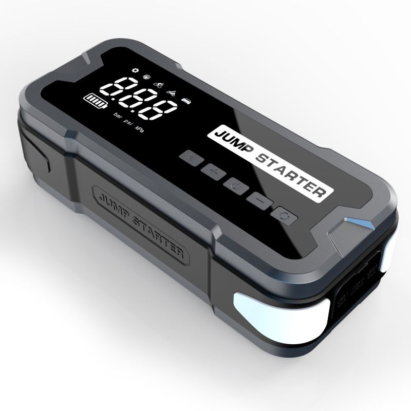 Kompaktné multifunkčné zariadenie Autopríslušenstvo Štartér do auta Power Bank s digitálnym displejom 8000mAh