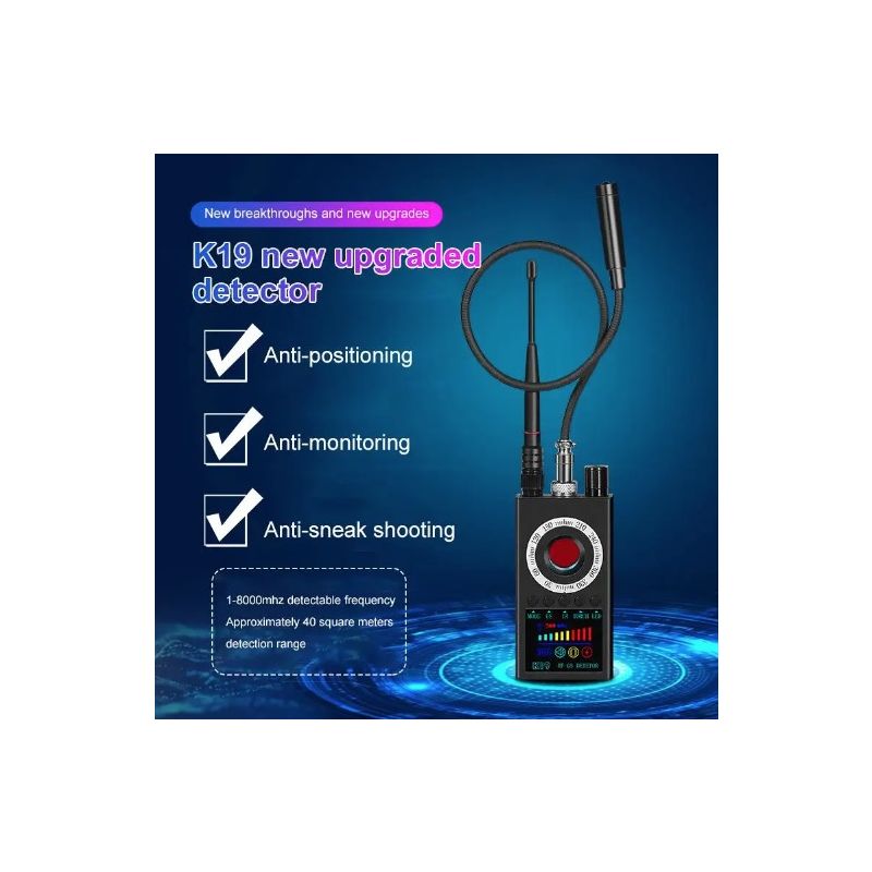 Bezdrôtový detektor RF K19 GPS Tracker infračervené skenovanie na ochranu súkromia  bezpečnostné zariadenie