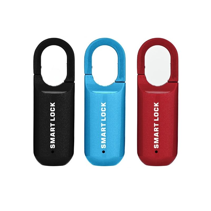 Minizámok na odtlačky prstov USB bezkľúčový zámok rýchle odomknutie inteligentný biometrický zámok na cesty