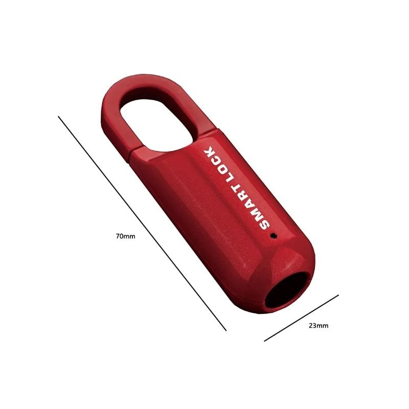 Minizámok na odtlačky prstov USB bezkľúčový zámok rýchle odomknutie inteligentný biometrický zámok na cesty