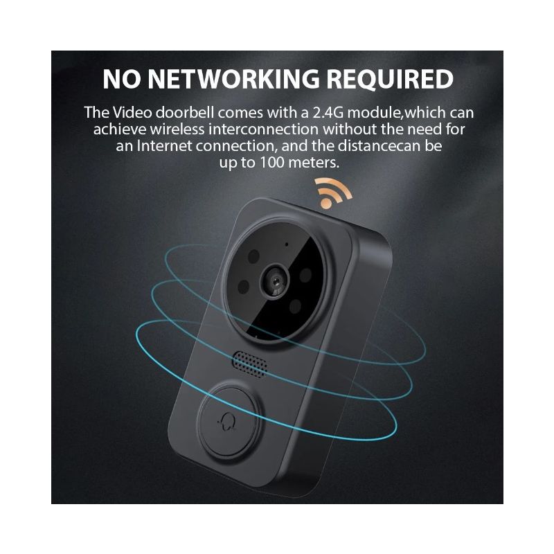 Bezdrôtový videozvonček M12 s 4,3'' IPS displejom a videointerkomom pre lepšiu rezidenčnú bezpečnosť