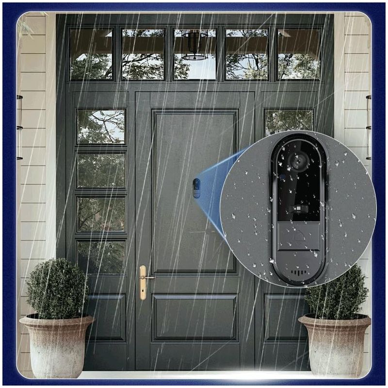 Bezdrôtové zvončekové kamery s video monitorom bez predplatného a WiFi 170° širokouhlý objektív nočné videnie