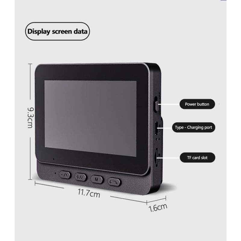 Bezdrôtové zvončekové kamery s video monitorom bez predplatného a WiFi 170° širokouhlý objektív nočné videnie