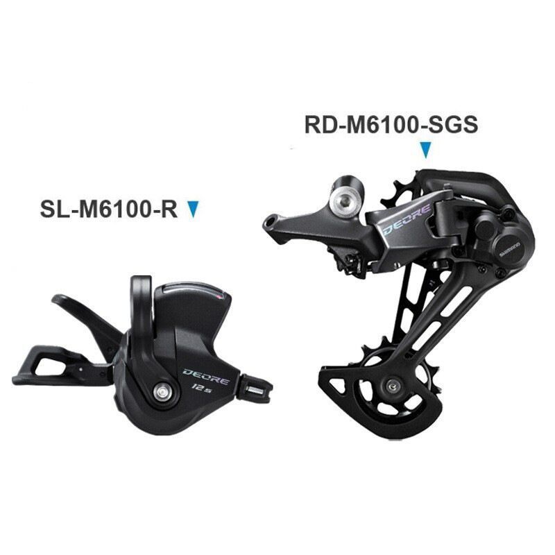 Nový SHIMANO DEORE M6100 12-rýchlostný set s RD M6100 SGS a SL M6100 pre vylepšenie horského bicykla