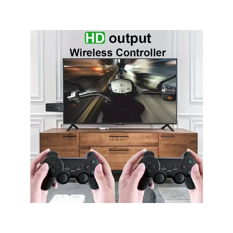 Nová M8 herná konzola Game Stick s bezdrôtovým ovládačom 4K retro hranie rozsiahla herná knižnica 10000 hier