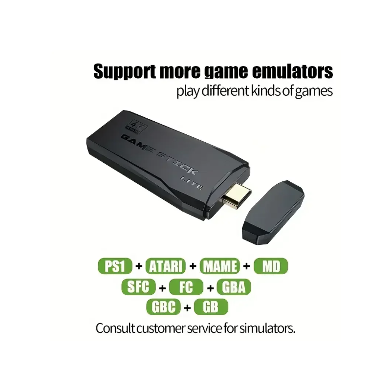 Nová M8 herná konzola Game Stick s bezdrôtovým ovládačom 4K retro hranie rozsiahla herná knižnica 10000 hier