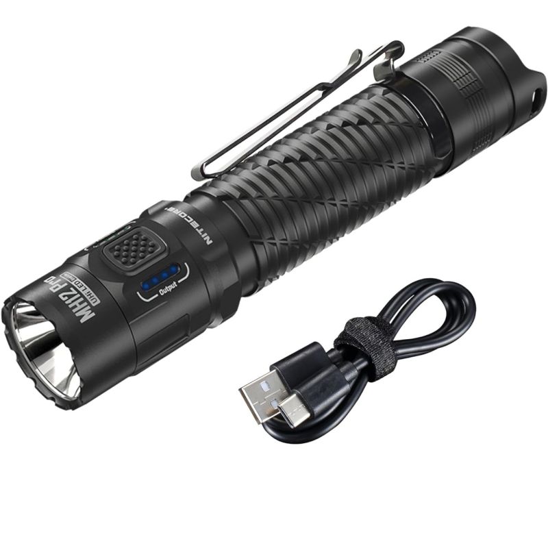 Nitecore MH12 Pro USB-C nabíjateľná baterka 3300 Lumenov pre outdoorové dobrodružstvá a núdzovú pripravenosť