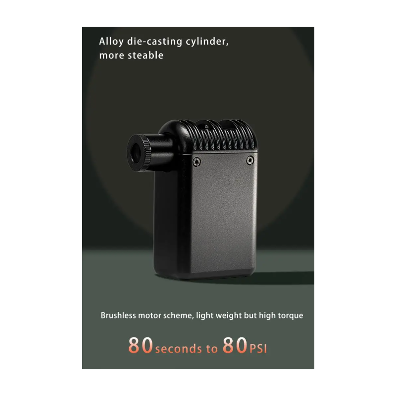 Mini elektrická vzduchová pumpa bezdrôtový dizajn prenosná cyklistická hustilka ventil Presta Schrader ľahká