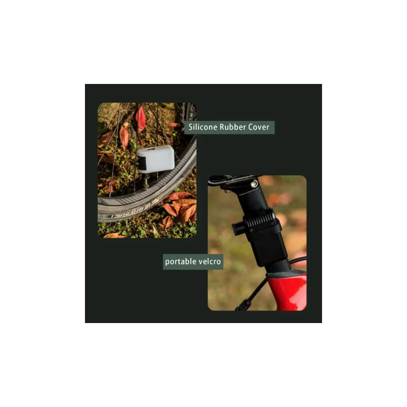 Mini elektrická vzduchová pumpa bezdrôtový dizajn prenosná cyklistická hustilka ventil Presta Schrader ľahká