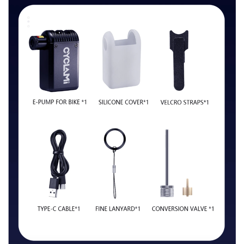 Mini elektrická vzduchová pumpa bezdrôtový dizajn prenosná cyklistická hustilka ventil Presta Schrader ľahká