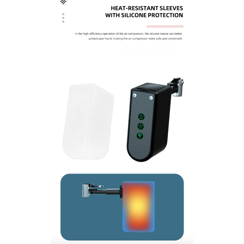 Prenosná elektrická pumpa z hliníkovej zliatiny kompaktná cyklistická pumpa s vysoko presným snímačom tlaku