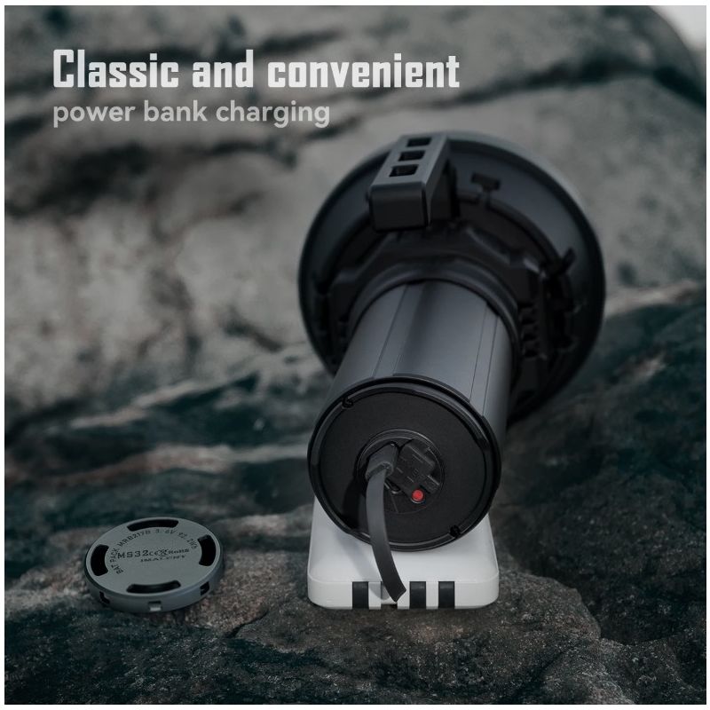 IMALENT MS32 200000 lúmenov vysokovýkonná LED baterka robustná odolnosť vonkajšie dobrodružné osvetlenie