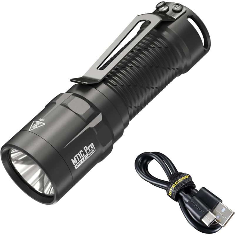 Nitecore MT1C Pro EDC baterka kompaktná LED outdoorová baterka s výkonom 1000 lúmenov dosah lúča 360 metrov