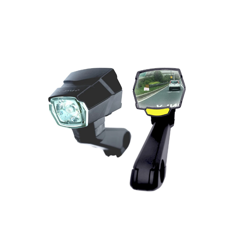 CarryBright CB800 svetlo pre spätné zrkadlo z hliníkovej zliatiny pre bezpečnosť a ochranu proti krádeži