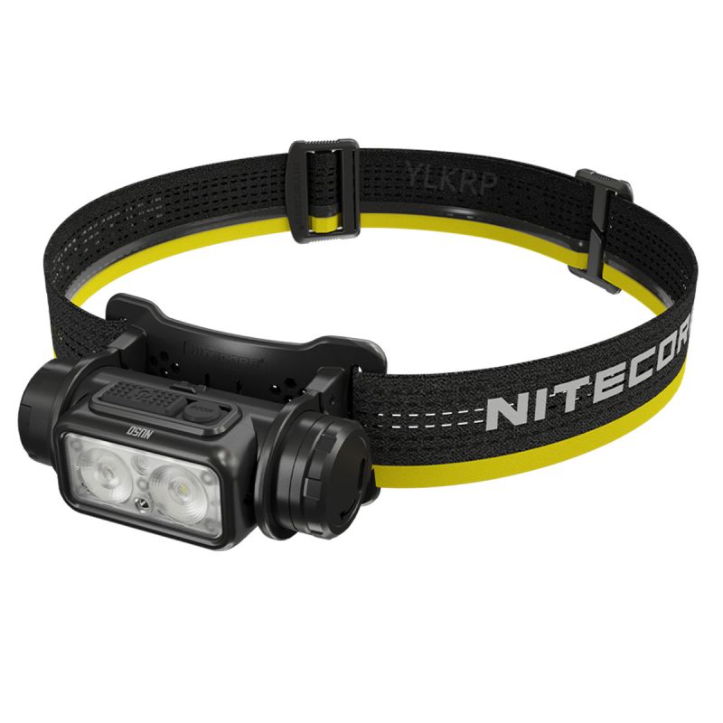 Nitecore NU50 1400 lúmenov ľahká nabíjateľná čelovka s vstavanou batériou pre outdoorové osvetlenie