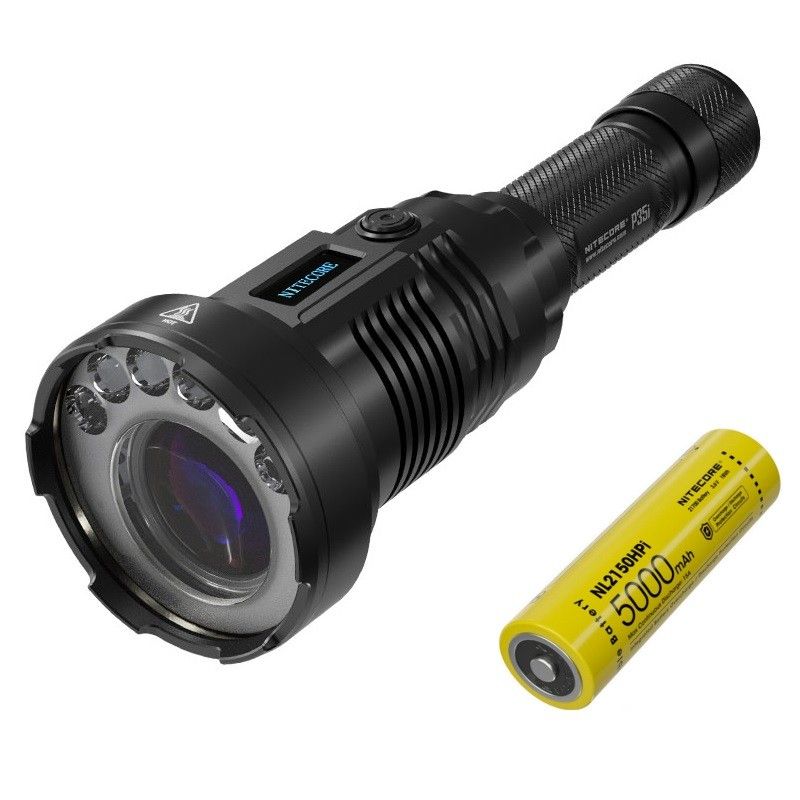 NITECORE P35i nabíjateľná baterka 3000 lúmenov ultra dlhý dosah odolná XP-G3 LED pre vonkajšie osvetlenie