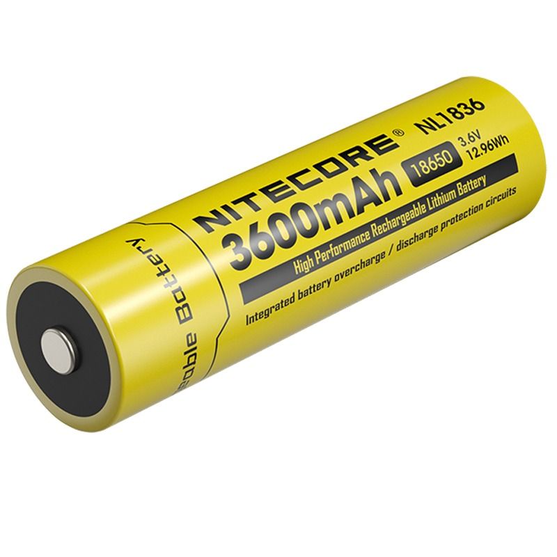 Nitecore 18650 NL1836 3600mAh Li-ion nabíjateľná batéria. Výkonná prenosná energia pre svietidlá!