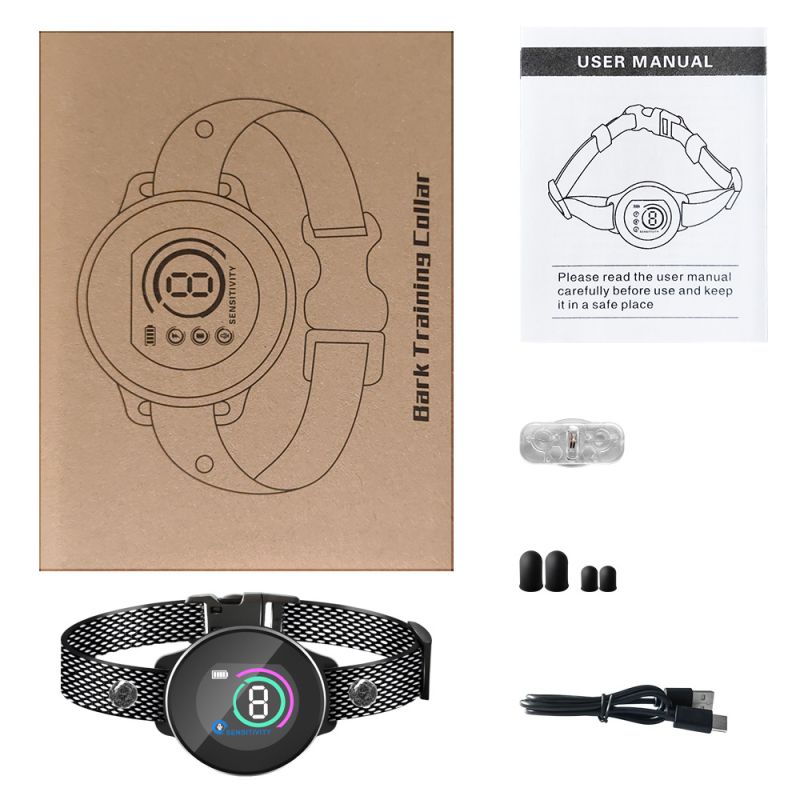 Inovatívny elektronický tréner psov s farbenou obrazovkou proti štekaniu efektívna kontrola štekania