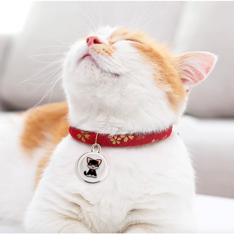 Inteligentný Airtag Obojok pre psov s Lokalizáciou v reálnom čase Bezpečnosť a GPS Sledovač pre Domácich Miláčikov