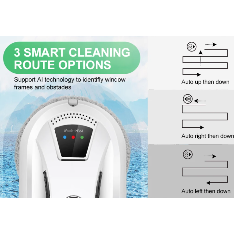 PuRuiKai inteligentný vysávač na sklo robot na čistenie okien s vákuovou adsorpciou a diaľkovým ovládaním