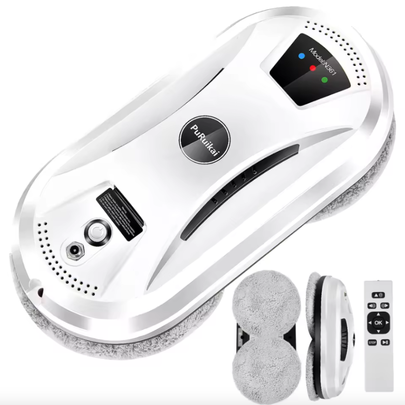 PuRuiKai inteligentný vysávač na sklo robot na čistenie okien s vákuovou adsorpciou a diaľkovým ovládaním