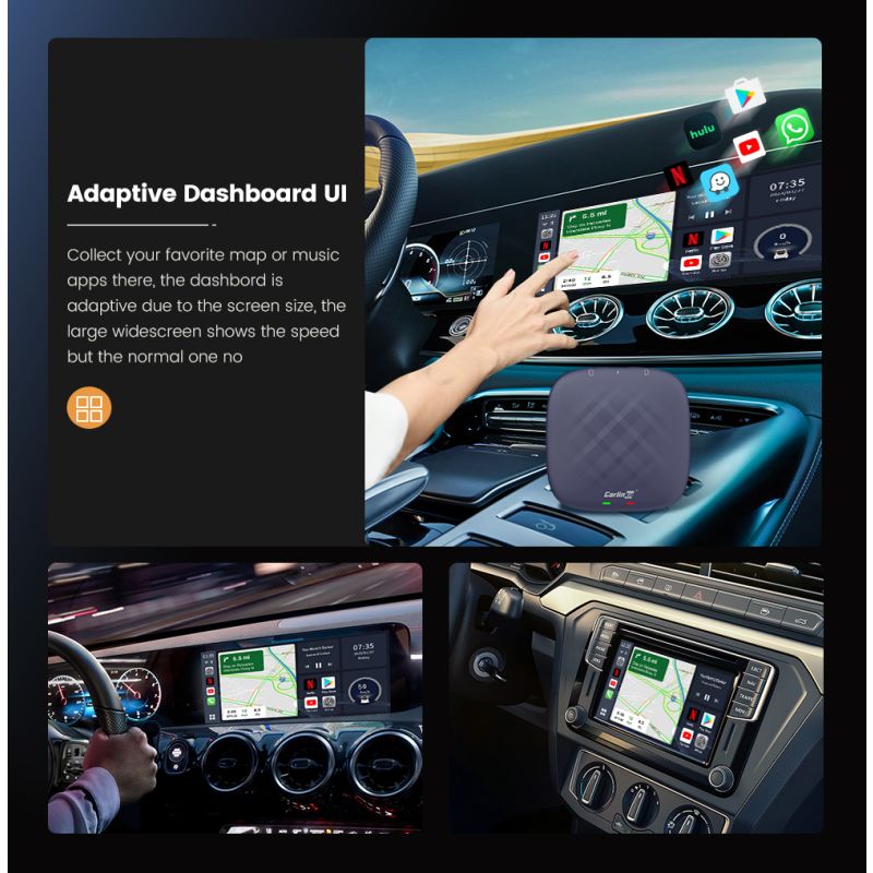 CarlinKit CarPlay Ai Box QCM6125 Android 13 pre bezdrôtovú zábavu a Android aplikácie v automobiloch