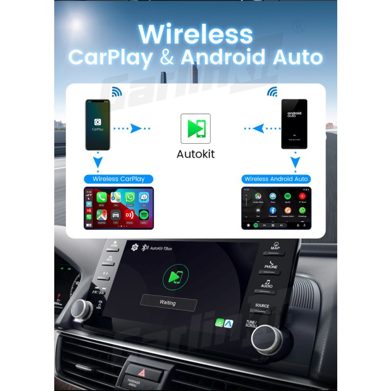 CarlinKit CarPlay Ai Box QCM6125 Android 13 pre bezdrôtovú zábavu a Android aplikácie v automobiloch