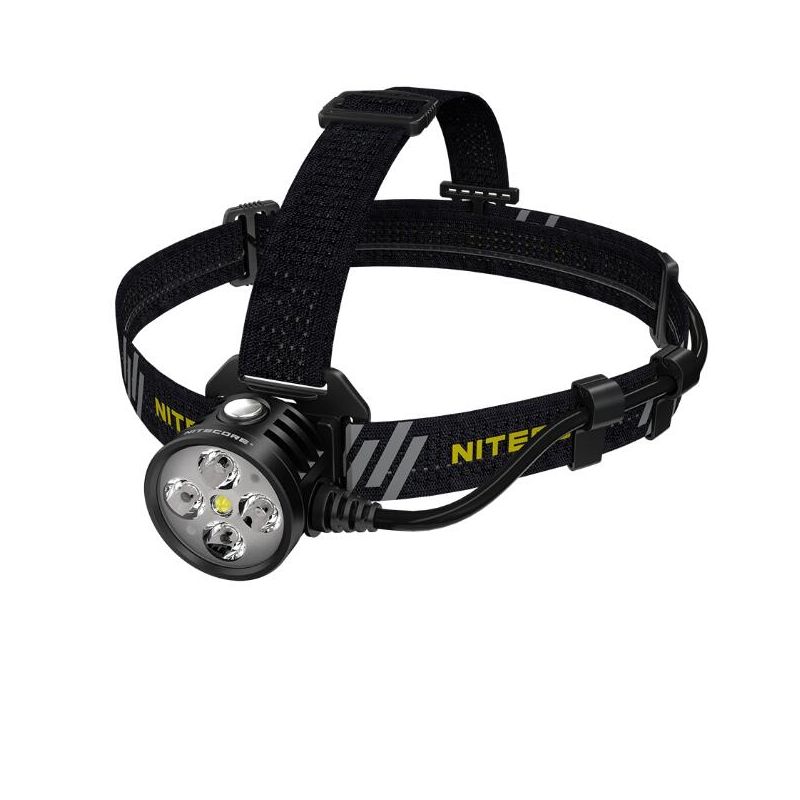 NITECORE HU60 čelovka s E-zaostrením a 1600 lúmenmi ideálna pre vonkajšie osvetlenie ľahká a nabíjateľná