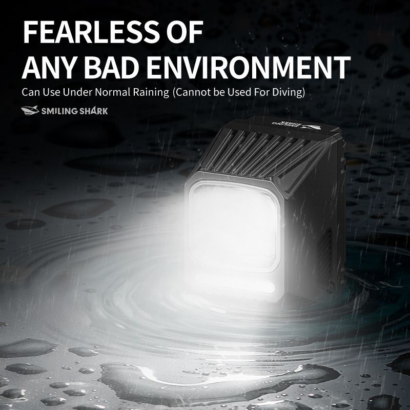 SMILING SHARK EVO1700 LED cyklistické svetlo USB-C dobíjacie hliníková zliatina viaceré režimy osvetlenia