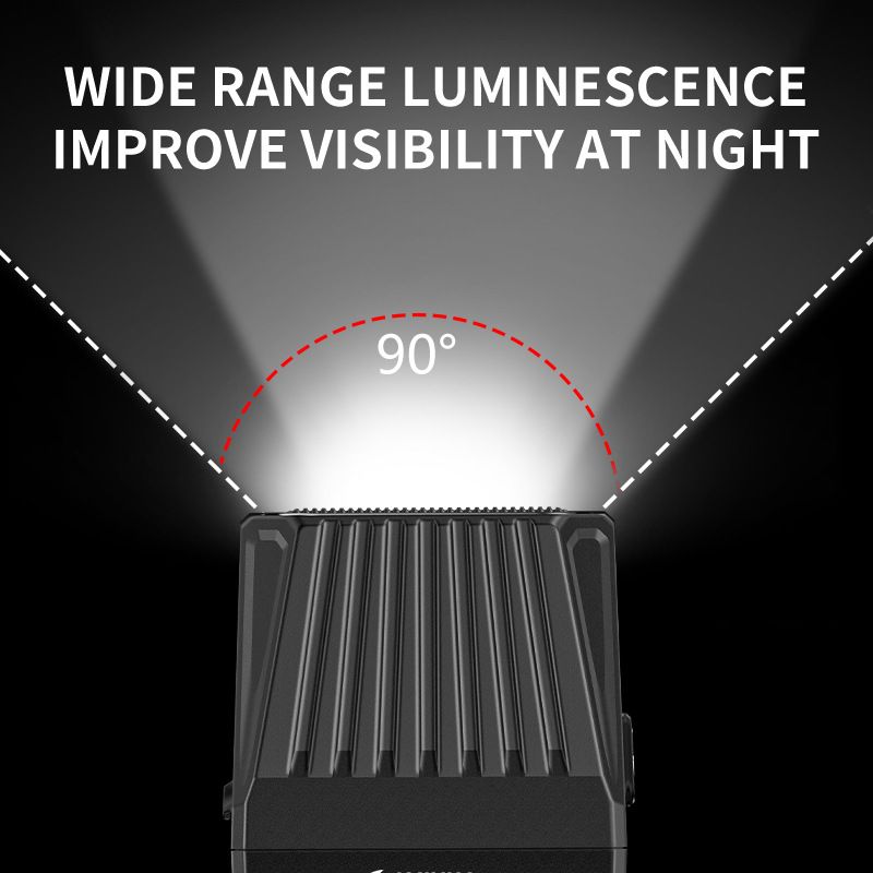 SMILING SHARK EVO1700 LED cyklistické svetlo USB-C dobíjacie hliníková zliatina viaceré režimy osvetlenia