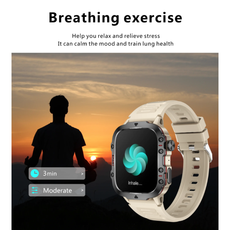 QX11 Smart Watch pre mužov, IP68 5ATM Outdoorové Športové Pánske Hodinky s Bluetooth Volaním Fitness Tracker