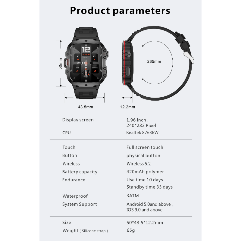 QX11 Smart Watch pre mužov, IP68 5ATM Outdoorové Športové Pánske Hodinky s Bluetooth Volaním Fitness Tracker