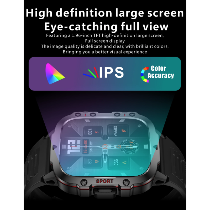 QX11 Smart Watch pre mužov, IP68 5ATM Outdoorové Športové Pánske Hodinky s Bluetooth Volaním Fitness Tracker