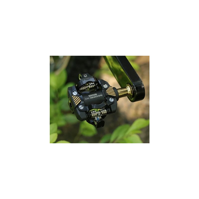 RACEWORK SPD pedále pre horský bicykel chrómová oceľ a uhlík odolné a pohodlné cyklistické doplnky