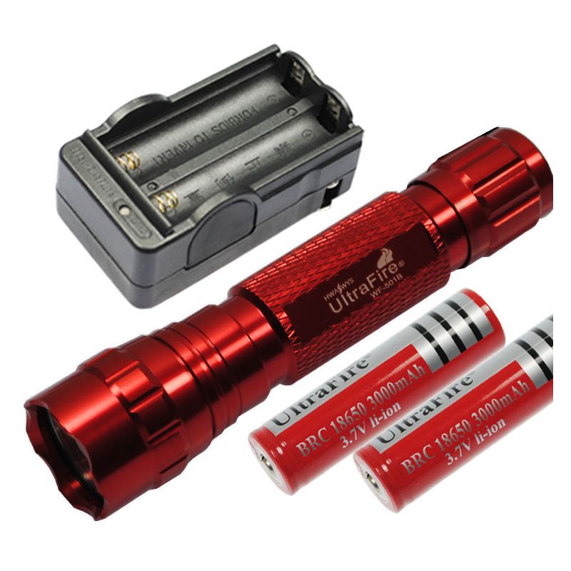 UltraFire LED svietidlo 1300 lúmenov päť režimov odolná hliníková konštrukcia spoľahlivé dobrodružstvo