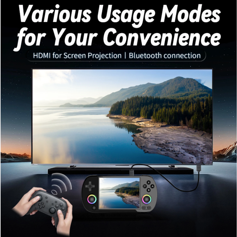 ANBERNIC RG40XX H: Prenosná herná konzola, Linux 64-bit, 4.0