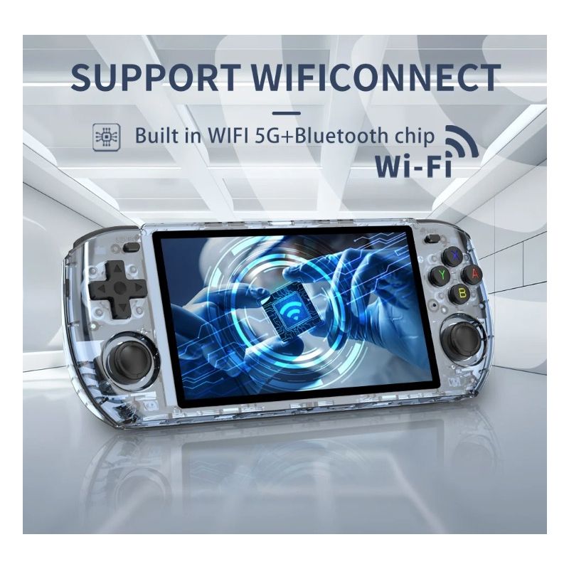 POWKIDDY RGB10 MAX3 Retro vrecková konzola s 5-palcovou IPS obrazovkou pre nostalgické hranie hráči