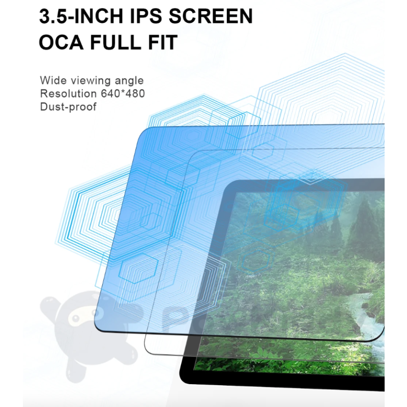 Prenosná konzola POWKIDDY RGB20S Ručná herná konzola s 3,5-palcovým 4:3 IPS displejom na Retro hranie