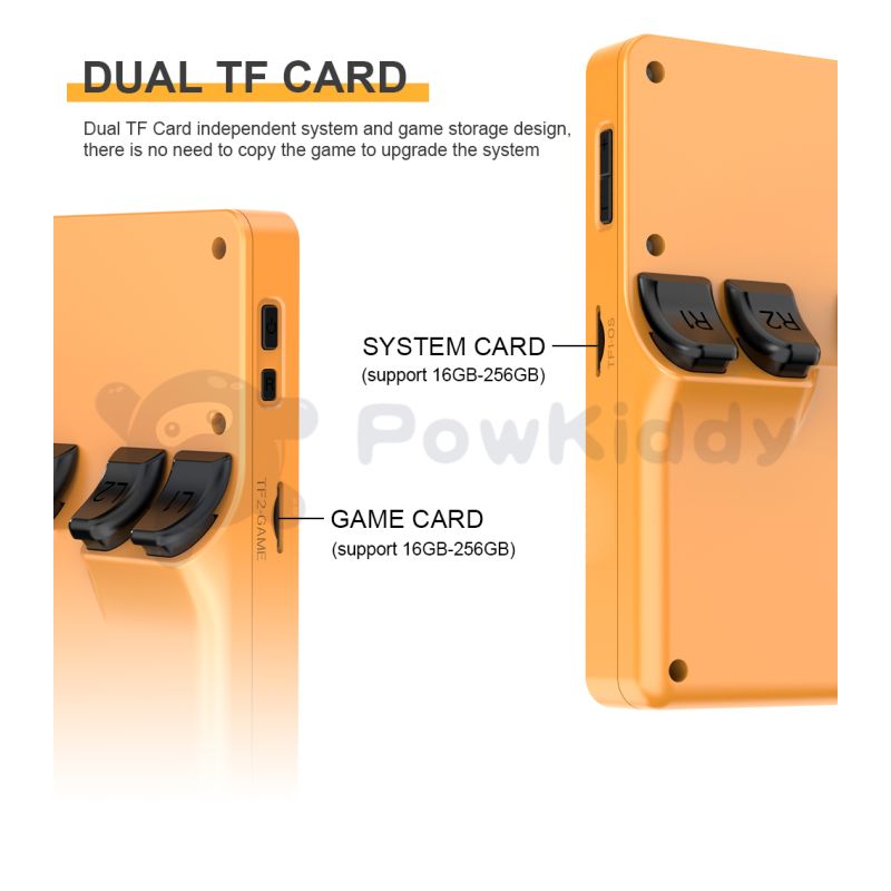 Objavte POWKIDDY RGB20S prenosnú hernú konzolu s 3.5-palcovým 4:3 IPS displejom pre nostalgické retro hranie
