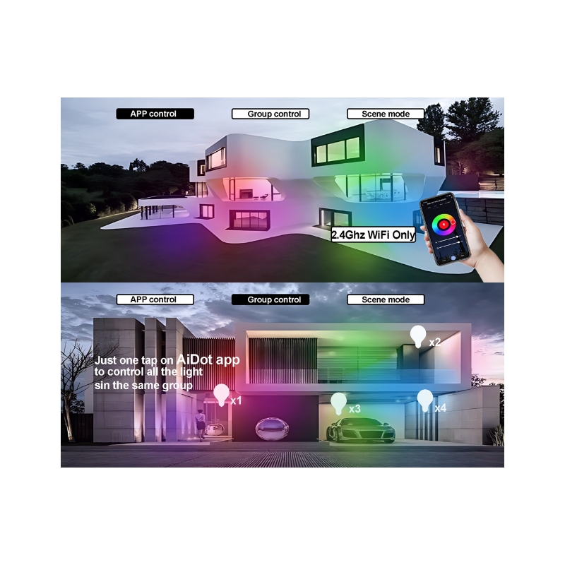 Moderné 24W Tuya Zigbee Inteligentné stropné svietidlo Wifi RGBCW pre Inteligentnú domácnosť s Alexa