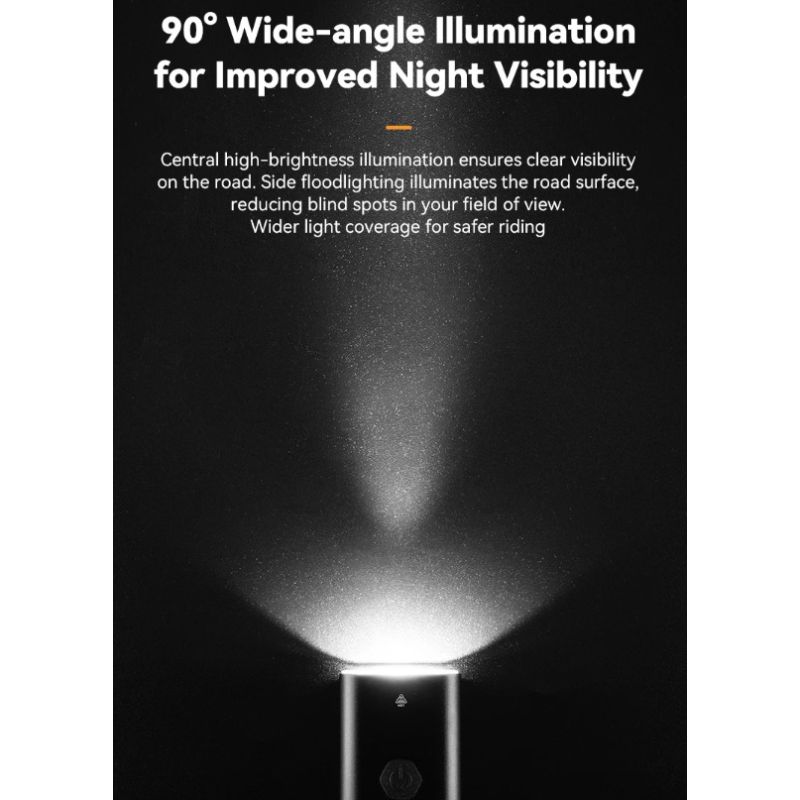 ROCKBROS RHL-1000LUMEN LED predné svetlo na bicykel dažďuvzdorné vysoká svietivosť 1000 lúmenov hliníková zliatina