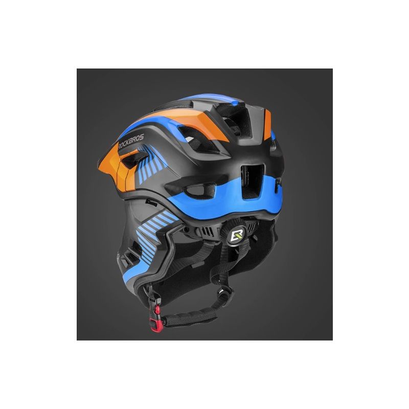 ROCKBROS detská cyklistická prilba odnímateľná celotvárová ľahká prilba pre dobrodružné športy a bezpečnosť