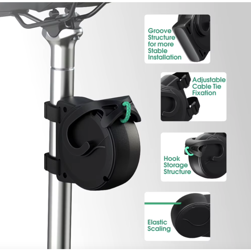 Zažite bezpečnú jazdu s Flexibilným zaťahovacím cyklotraktorom Ťažné lano na bicykel Rodinné cyklistické dobrodružstvá