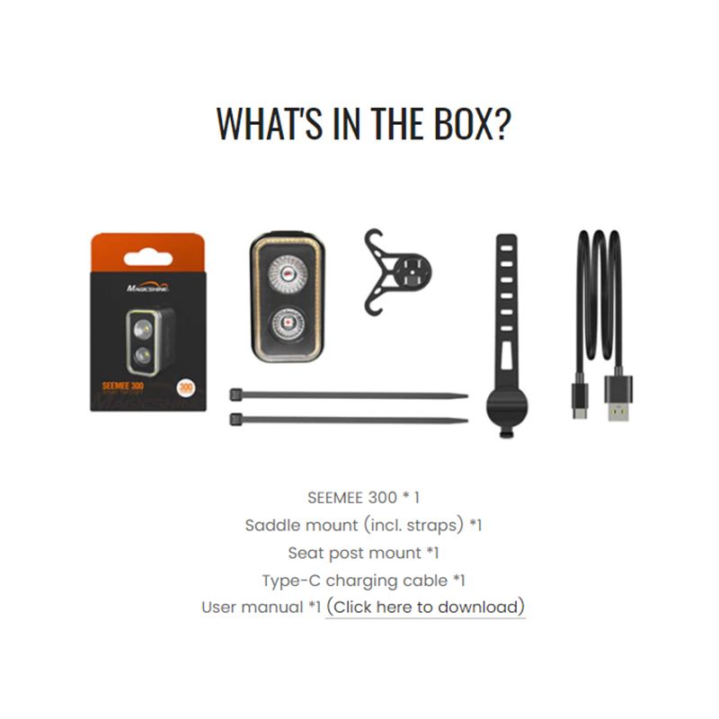 Objavte Magicshine SEEMEE300 s 300 lumenmi a 360° viditeľnosťou pre mestskú cyklistiku IPX6 vodotesné svetlo