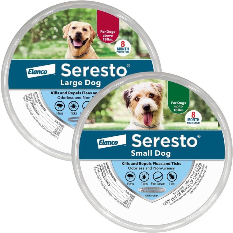 Obojok proti blchám a klie?tom odporúcaný veterinárom Seresto pre velkých psov 8-mesacná ochrana